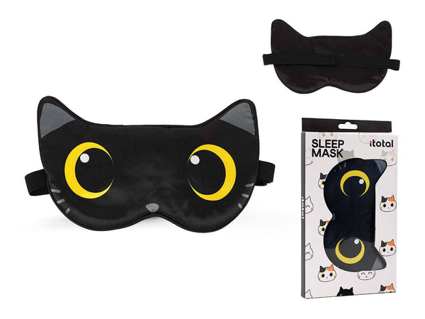 Black Cat Sleep Mask