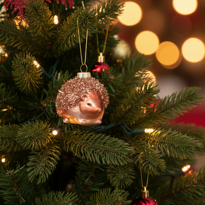 Hedgehog Christmas Ball