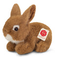 Sitzender brauner Hase Plüschtier