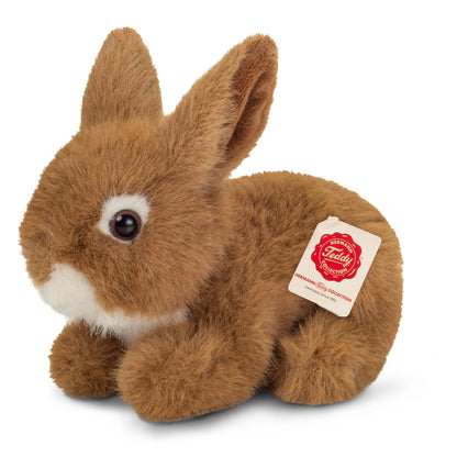 Plush sitting brown hare
