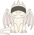 Peluche Ash the Blind Dragon