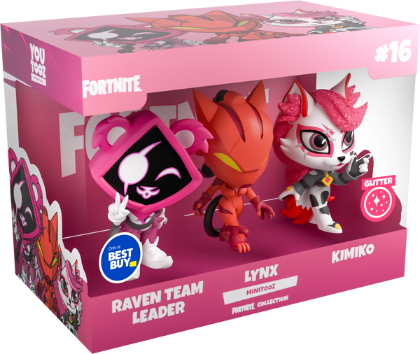 Raven Team Leader, Lynx & Kimiko Minitooz (Retail Exclusive)