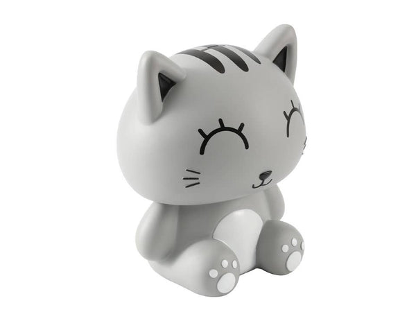 Giant Grey Cat Piggy Bank