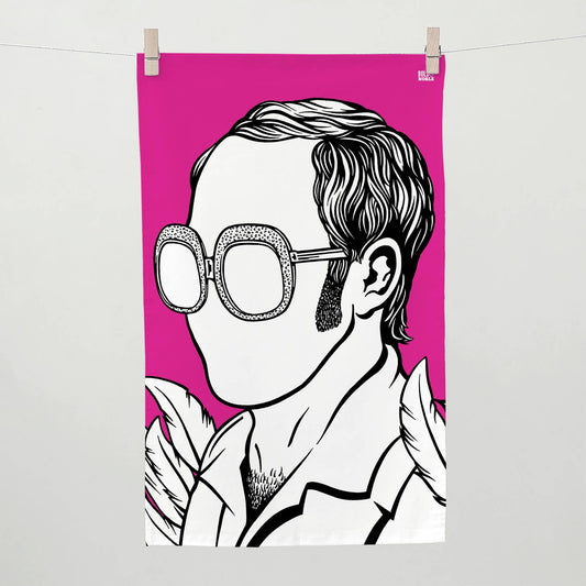 “Elton John” tea towel