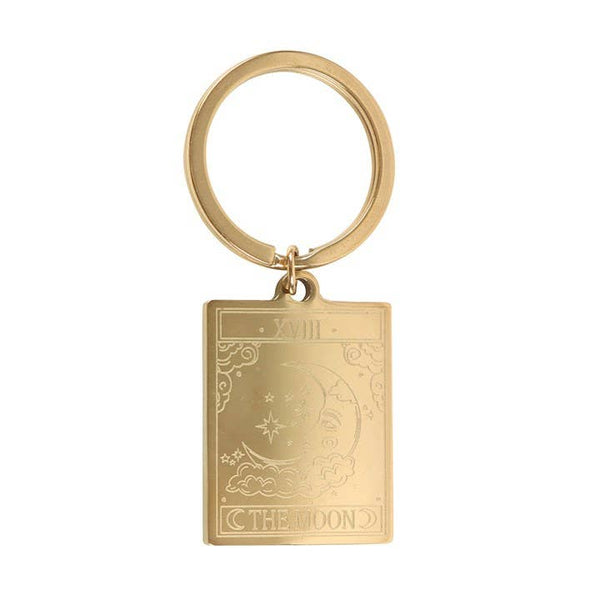 Moon Tarot Card Keychain
