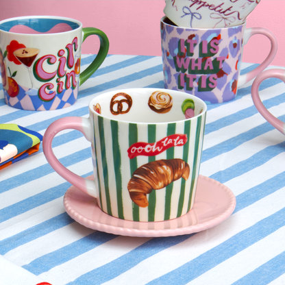 Mug Croissant « Oooh La La »