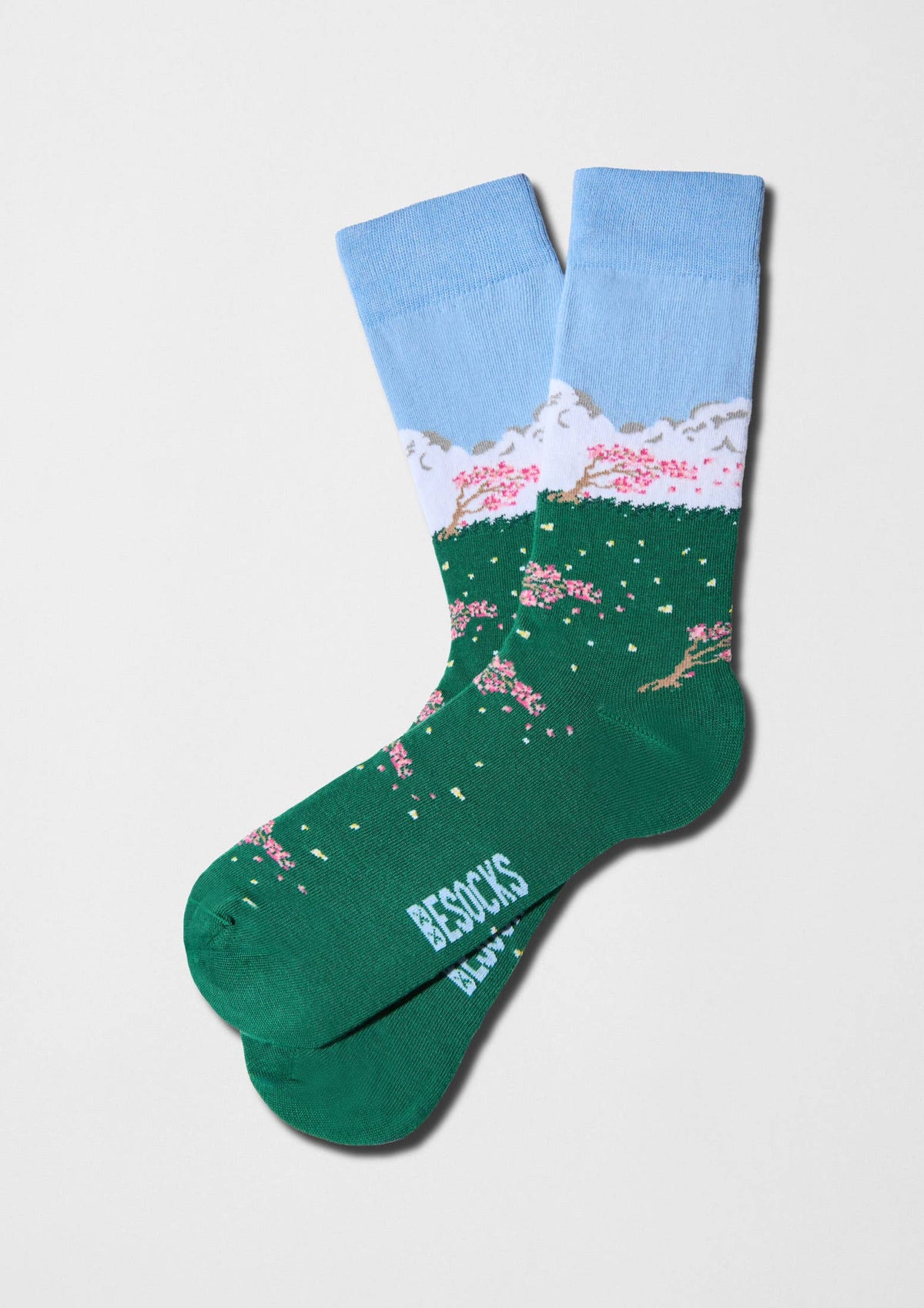 BeJapan Sakura - Chaussettes 100 % coton biologique
