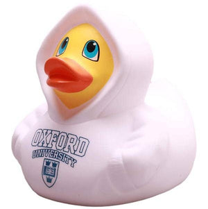 Felpa con cappuccio Duck University Oxford - Bianca