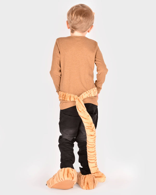 Tiger Slippers Size EU 30-34 + Mask and Tail