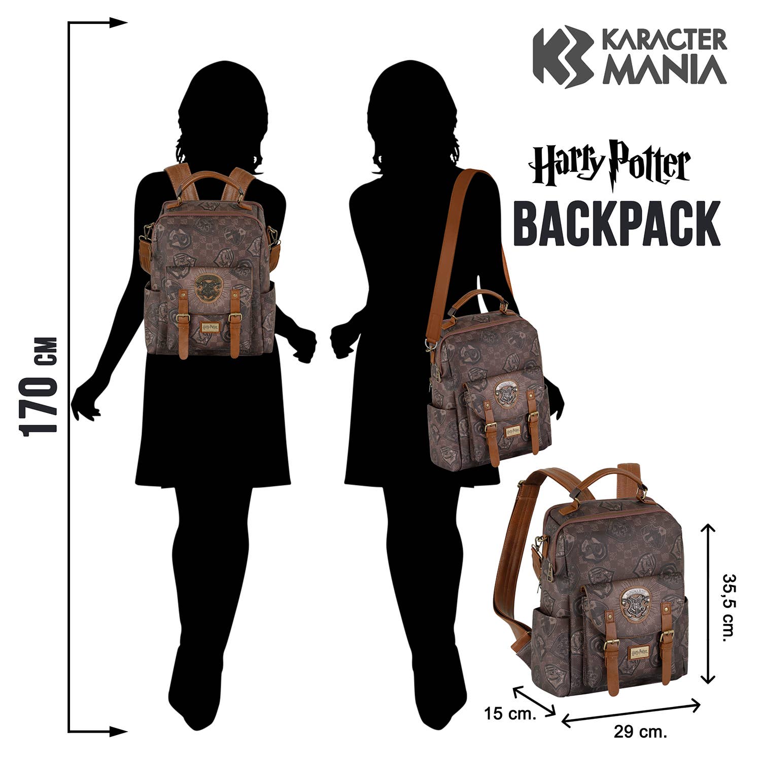 Sac à Dos Epic Harry Potter « Pride » – Brun
