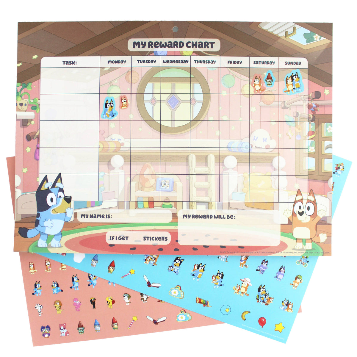 Bluey Rewards Chart