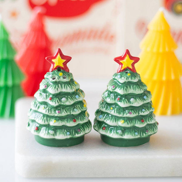 Salière et poivrière Sapins de Noël – vue 2