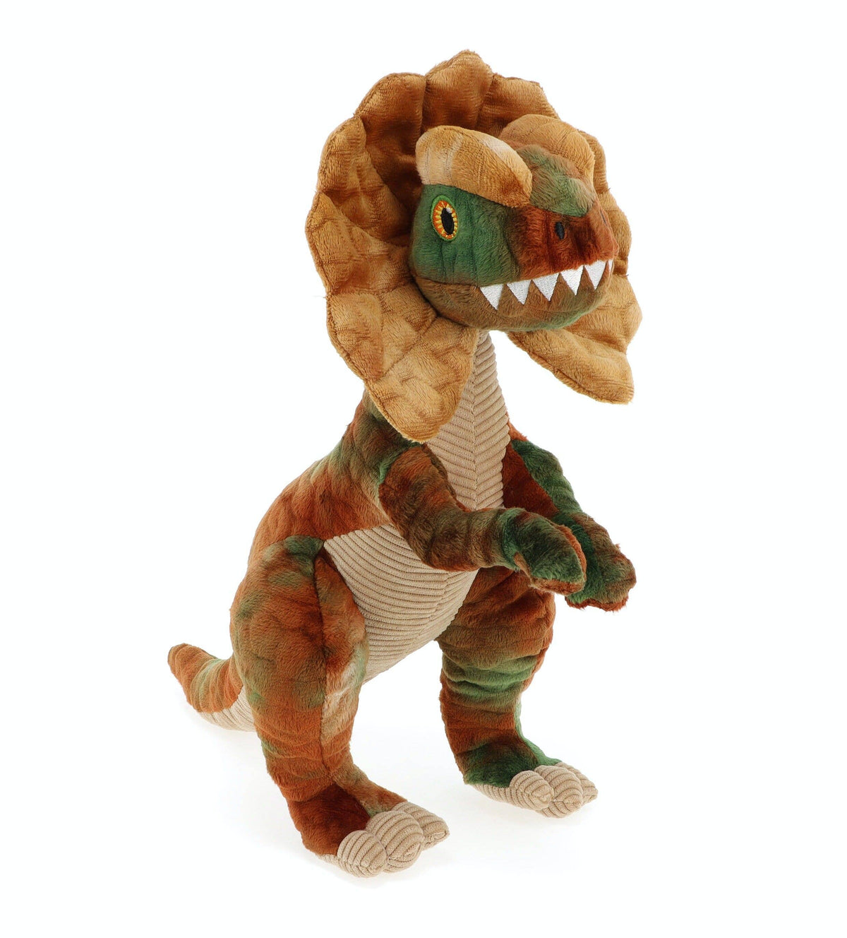Peluche Dinosaure Dilophosaure – 38 cm – Keeleco