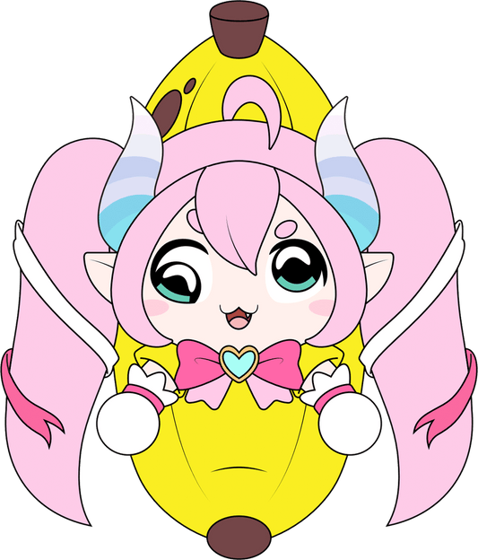 Banana Chibidoki Plush (9in)