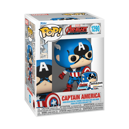 Pop! Captain America with Pin - PRE-ORDER*