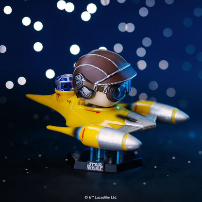 Pop! Rides Super Deluxe Anakin Skywalker dans Naboo Starfighter (avec R2-D2)