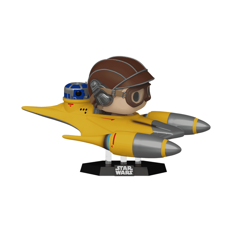 Pop! Rides Super Deluxe Anakin Skywalker dans Naboo Starfighter (avec R2-D2)