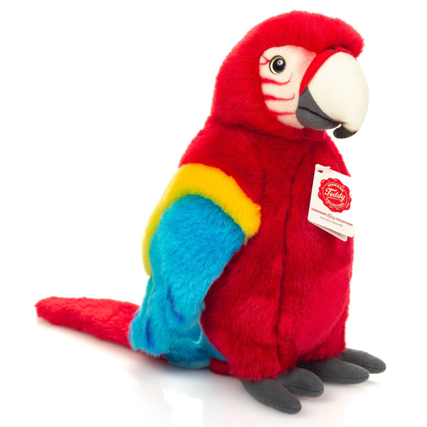 Peluche Perroquet Ara Rouge - Teddy Hermann