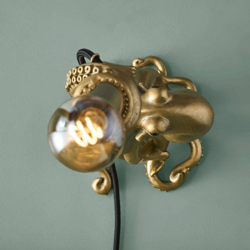 Baby Otto Octopus Table Lamp Gold