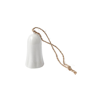 Hanging Ghost Decoration | White Ceramic