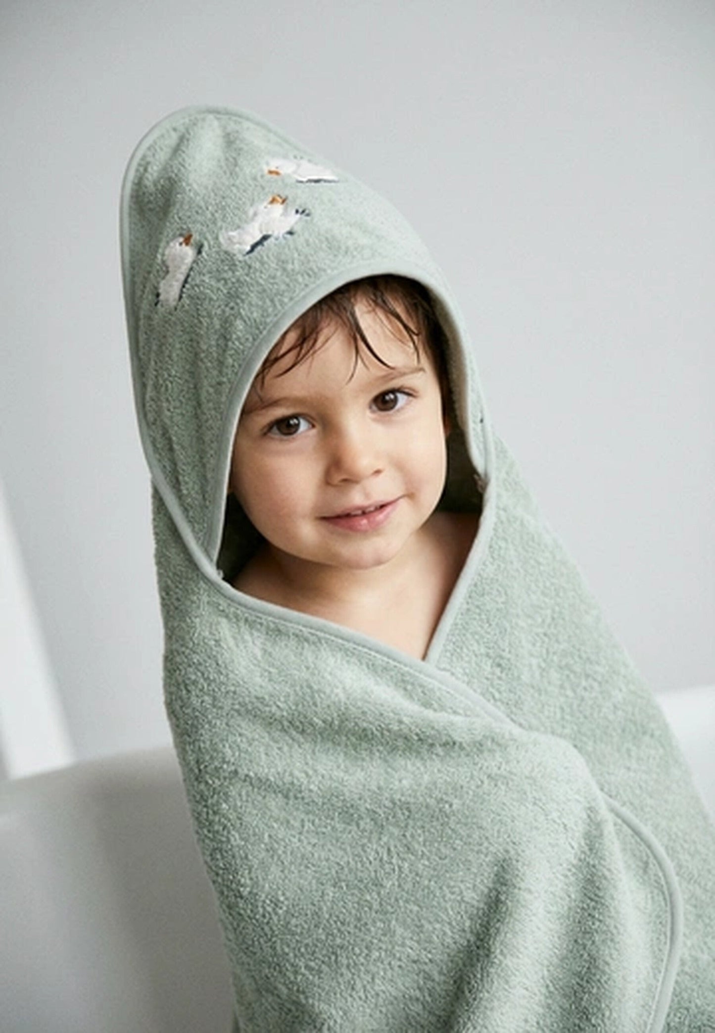 Hooded towel 80x80cm