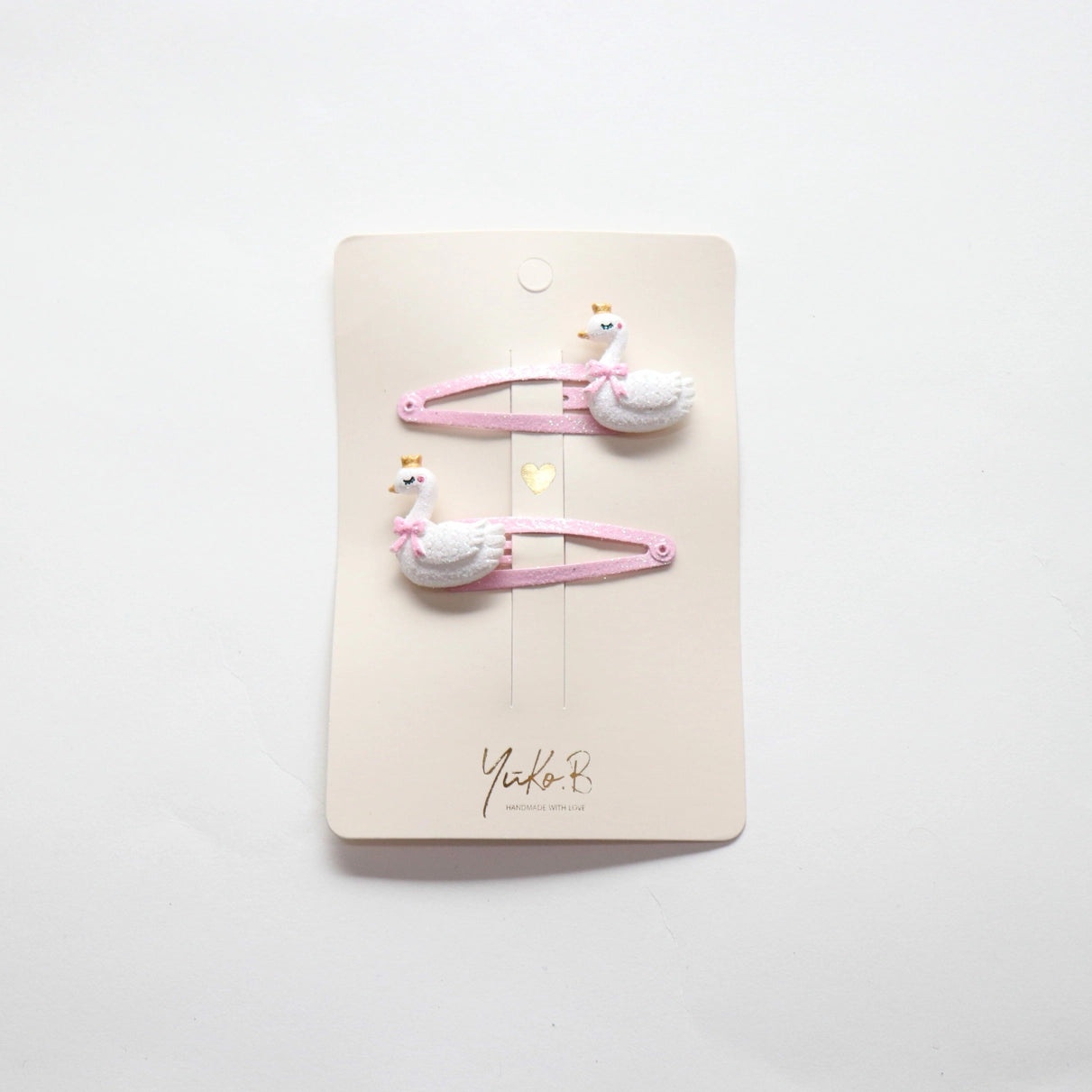 duo barrettes queens cygnes yuko b