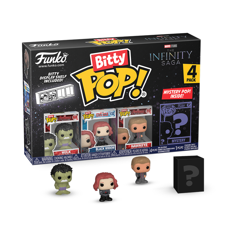 bitty pop marvel the infinity saga 4 pack series 2