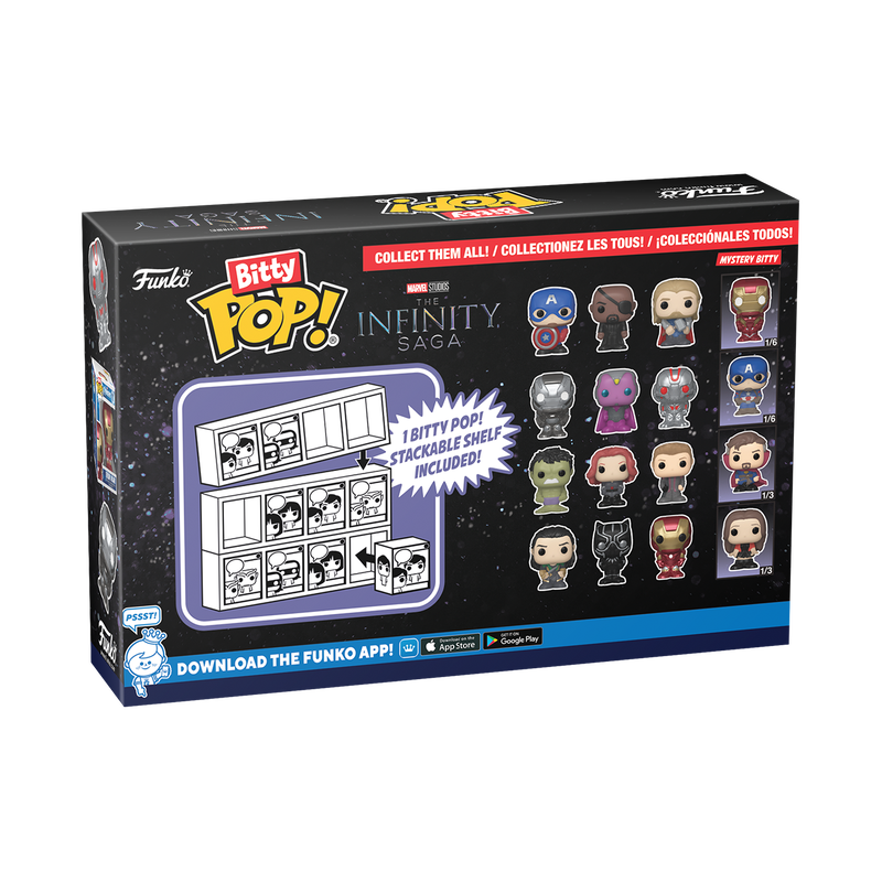 bitty pop marvel the infinity saga 4 pack series 3