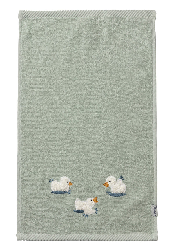 Set of 2 children's duck towels