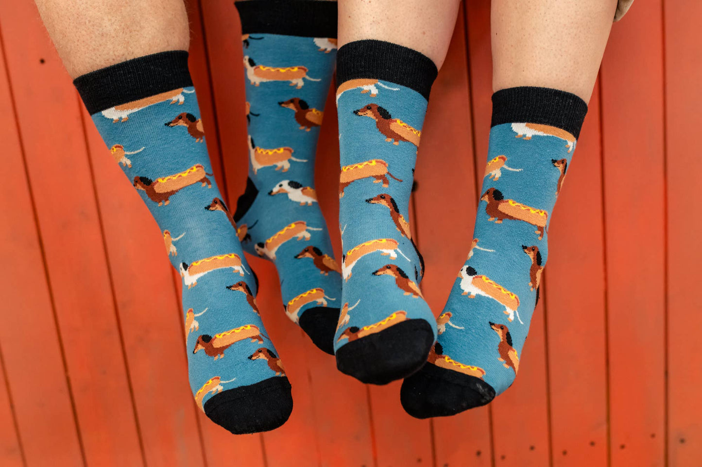Dachshund Socks Hot Dogs