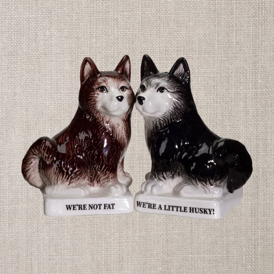 Salière et poivrière Huskies – vue 3