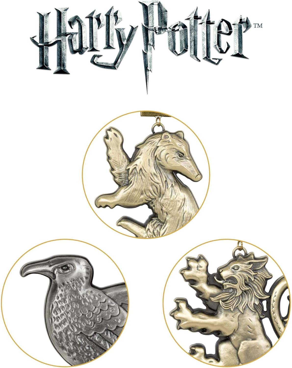 Harry Potter Ornament Pack - 4 Hogwarts Houses