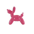 Ornamento - Salvadanaio a forma di cane palloncino - Rosa neon - 17x7x17cm