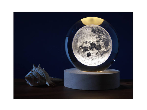 Crystal Ball Lamp - Moon