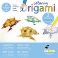 Colorare Origami - Tartaruga