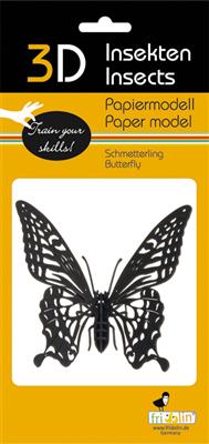 Modèle En Papier 3D - Papillon