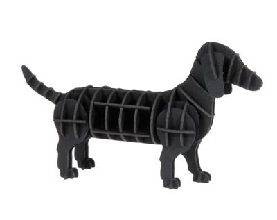 3D Paper Model - Dachshund