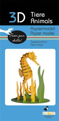 3D-Papiermodell - Hippocampe