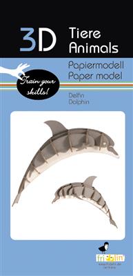 3D Paper Model - Dolphin