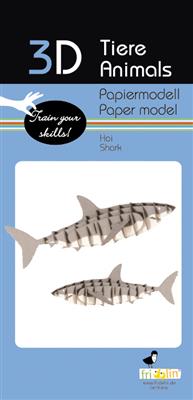 3D Paper Model - Shark