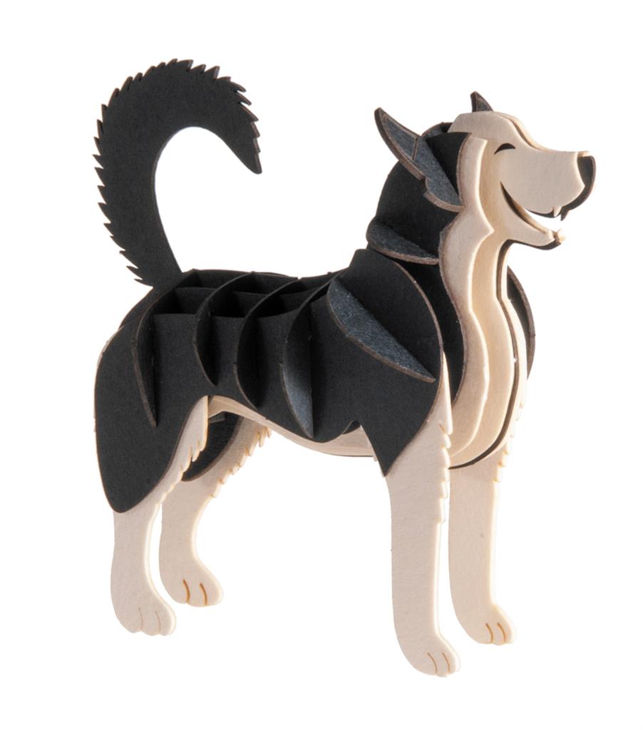 3D Paper Model: HUSKY 10x8,5x4cm