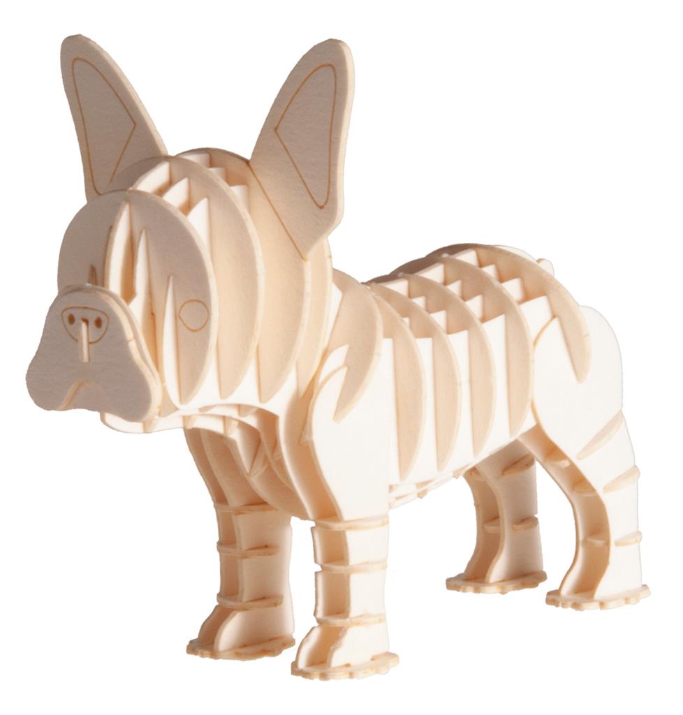 Modello di carta 3D - Bulldog
