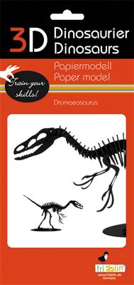 3D Paper Model - Dromaeosaurus