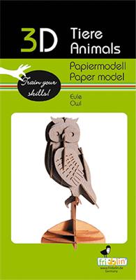 3D Paper Model - Owl