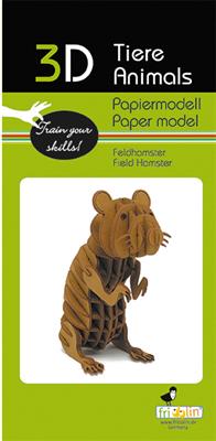 3D-Papiermodell - Hamster