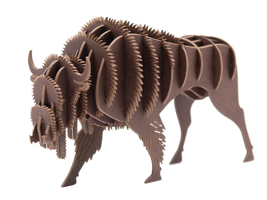 3D Paper Model - Bison