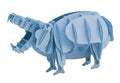 Modello di Carta 3D - Hippopotame