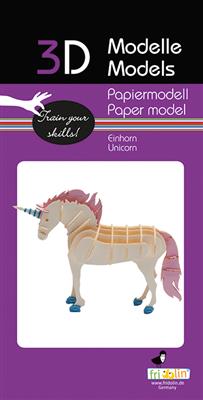 3D Paper Model - Unicorn