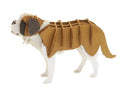 3D-Papiermodell Saint-Bernard Fridolin – 11 cm