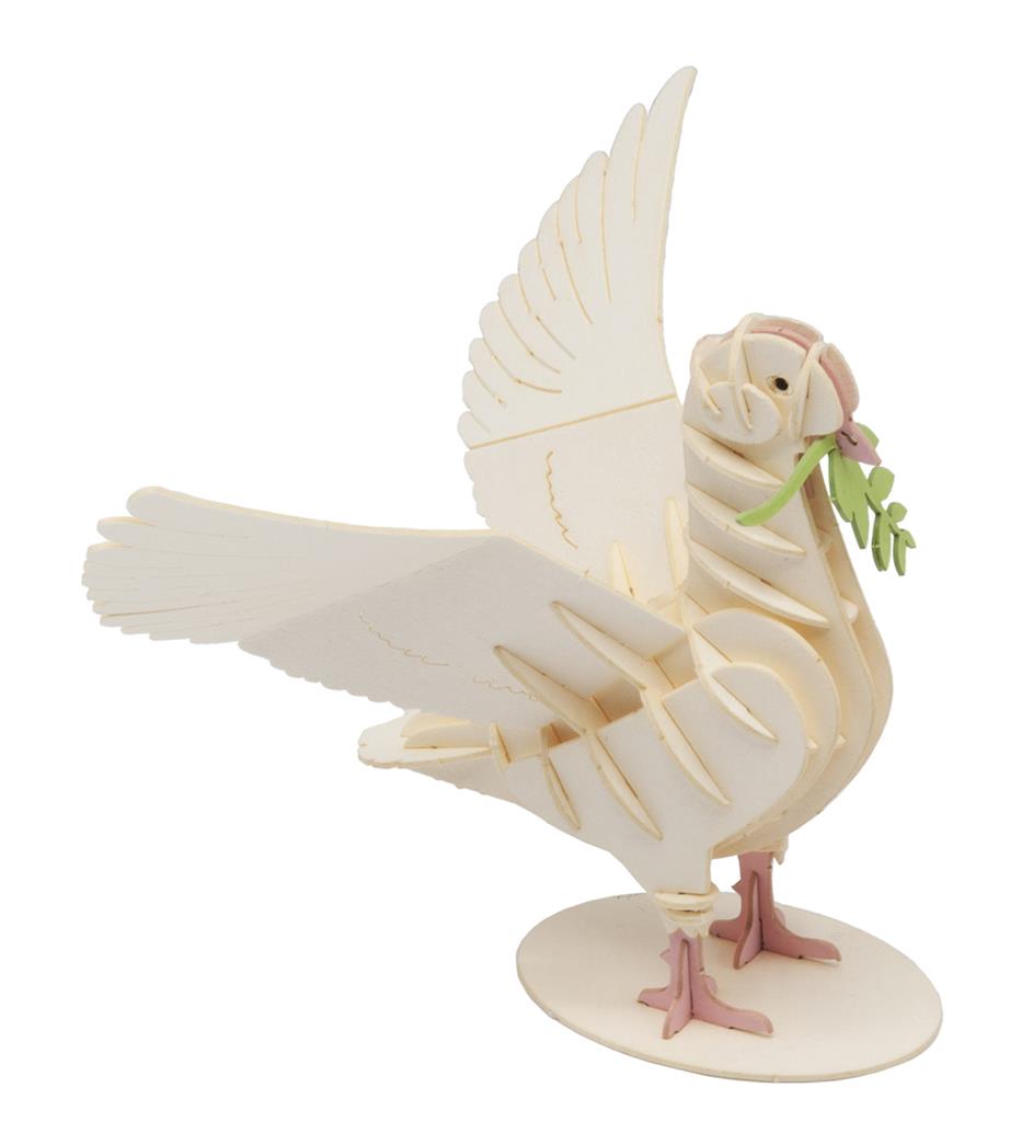3D-Papiermodell - Pigeon Blanc